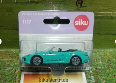 1117-Porsche 911 Turbo S Cabriolet, Siku Blister,Neuheit 1/2026