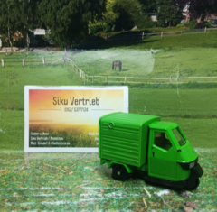 1111-Piaggio Ape Verde,Siku Blister Neuheit 1/2026