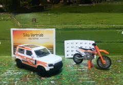 1114-Land Rover Defender mit KTM Motorrad,Neuheit 1/2026,Siku Blister