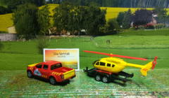 2570-Nissan Nivara mit Helikopter, 1:50,Neuheit 2026