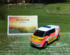 1113-VW Buzz Krankenwagen, Siku Blister, Neuheit 2026