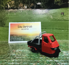 1122-Piaggio Ape Cross,Siku Blister, Neuheit 2/2026