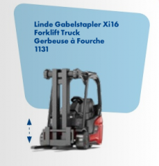 1131-Linde Gabelstapler Xi16,Siku Blister,Neuheit 2/2026