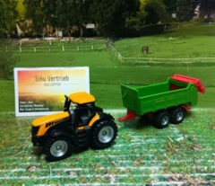 1133-JCB mit Strautmann Universalstreuer,Siku Blister ,Neuheit 2/2026