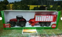 1987- Massey Ferguson mit Pöttinger Jumbo, 1:50, neu in OVP