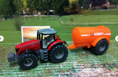 2003-Mf mit Fasswagen ,Irrland Edition,sonderedition, neu ,Traktor