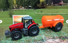 2003-Mf mit Fasswagen ,Irrland Edition,sonderedition, neu ,Traktor