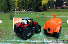 2003-Mf mit Fasswagen ,Irrland Edition,sonderedition, neu ,Traktor