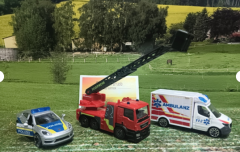 Majorette Rescue Fahrzeuge Se,  1:64, neu in OVP, metall/kunststoff,3-teilig