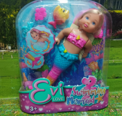 Simba Evi Love Mermaid  Meerjungfrau, Spielset inkl. Zubehör,ca 12cm,neu