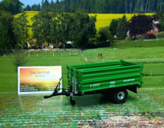 7348- Brantner E 6035 Einachs-Dreiseitenkipper,1:32,neu in OVP