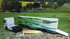 MB Actros ,mit Auflieger,neu in OVP,altes Modell