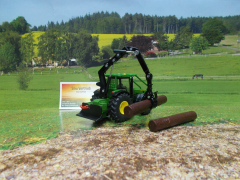 1974 - John Deere Forsttraktor,1:50,neu in OVP