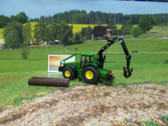 1974 - John Deere Forsttraktor,1:50,neu in OVP
