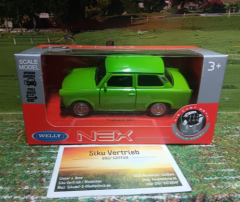 Welly Next Modells,Trabant 601,grün, 1:24,neu in OVP,Oltimer,Trabbi