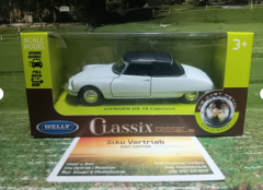 Welly Classix Modells, Citroen DS 19 Cabrio,  1:24,neu in OVP, Oltimer, weiß/sch