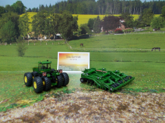 1856 - John Deere 9630 mit Amazone Centaur,neu in OVP,1:87