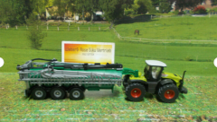 1827 - Claas Xerion mit Faßwagen,1:87,neu in OVP