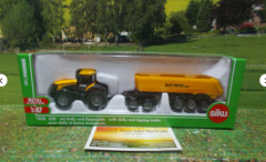 1858 - JCB Traktor mit Dolly und Kippmulde,1:87,neu in OVP