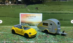 1629 - PKW mit Wohnanhänger