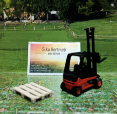 1311 - Gabelstabler,Siku Blister,neu in OVP