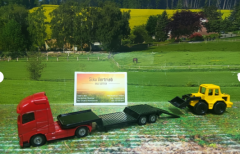 1616 - LKW mit Radlader,Siku Blister,neu in OVP