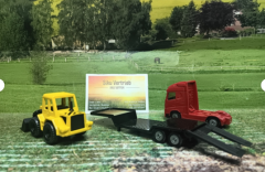 1616 - LKW mit Radlader,Siku Blister,neu in OVP