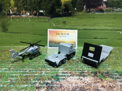 1610 - Tieflader mit Hubschrauber,neu in OVP,Siku Blister