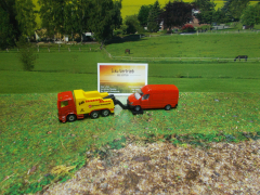 1667 - Abschleppwagen mit PKW,neu in OVP,Siku Blister