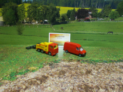 1667 - Abschleppwagen mit PKW,neu in OVP,Siku Blister