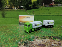 1690 - LKW mit Tankwagen Aufbau,Siku Blister,neu in OVP