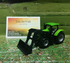 1394 - Deutz mit Frontlader,neu in OVP,Siku Blister