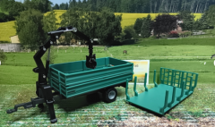 2896 - Oehler Kombiwagen,1:32,neu in OVP, Abhänger