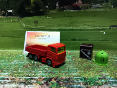0828 - Recycling LKW,Siku Blister,neu in OVP