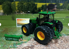6736 - John Deere 7290R mit Doppelreifen / Fernsteuermodul und Bluetooth App-Steuerung