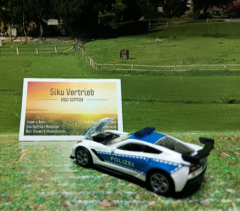 1525 - Chevrolet Corvette ZR1 Polizei,Siku Blister,neu in OVP
