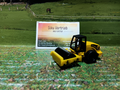 0895 - Straßenwalze,siku Blister,neu in OVP