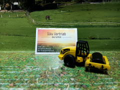 0895 - Straßenwalze,siku Blister,neu in OVP