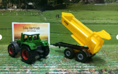 1605 - Fendt mit Krampe Muldenkipper,Siku Blister,neu in OVP