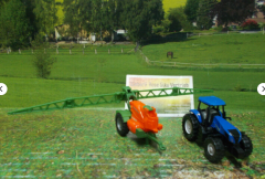 1668 - New Holland mit Feldspritze