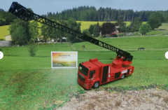 2114-MAN Feuerwehr Drehleiter,1;50, neu in OVP