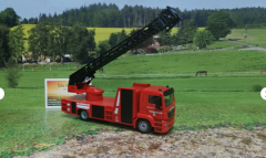 2114-MAN Feuerwehr Drehleiter,1;50, neu in OVP