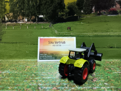 1392 - Claas Axion Frontlader,Siku Blister,neu in OVP