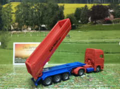 1630-Halfpipe Muldenkipper,neuwertig ohne OVP,alte Blister Serie,Vitrinenmodell