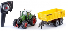 SIKU 6840 Control - Set Fendt Traktor mit Joskin-Anhänger + Zubehör